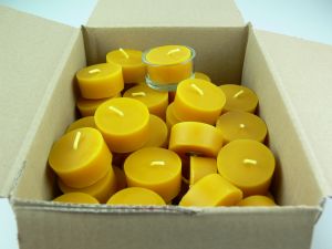 Teelichter 60 Stck. mit 1 Glasform